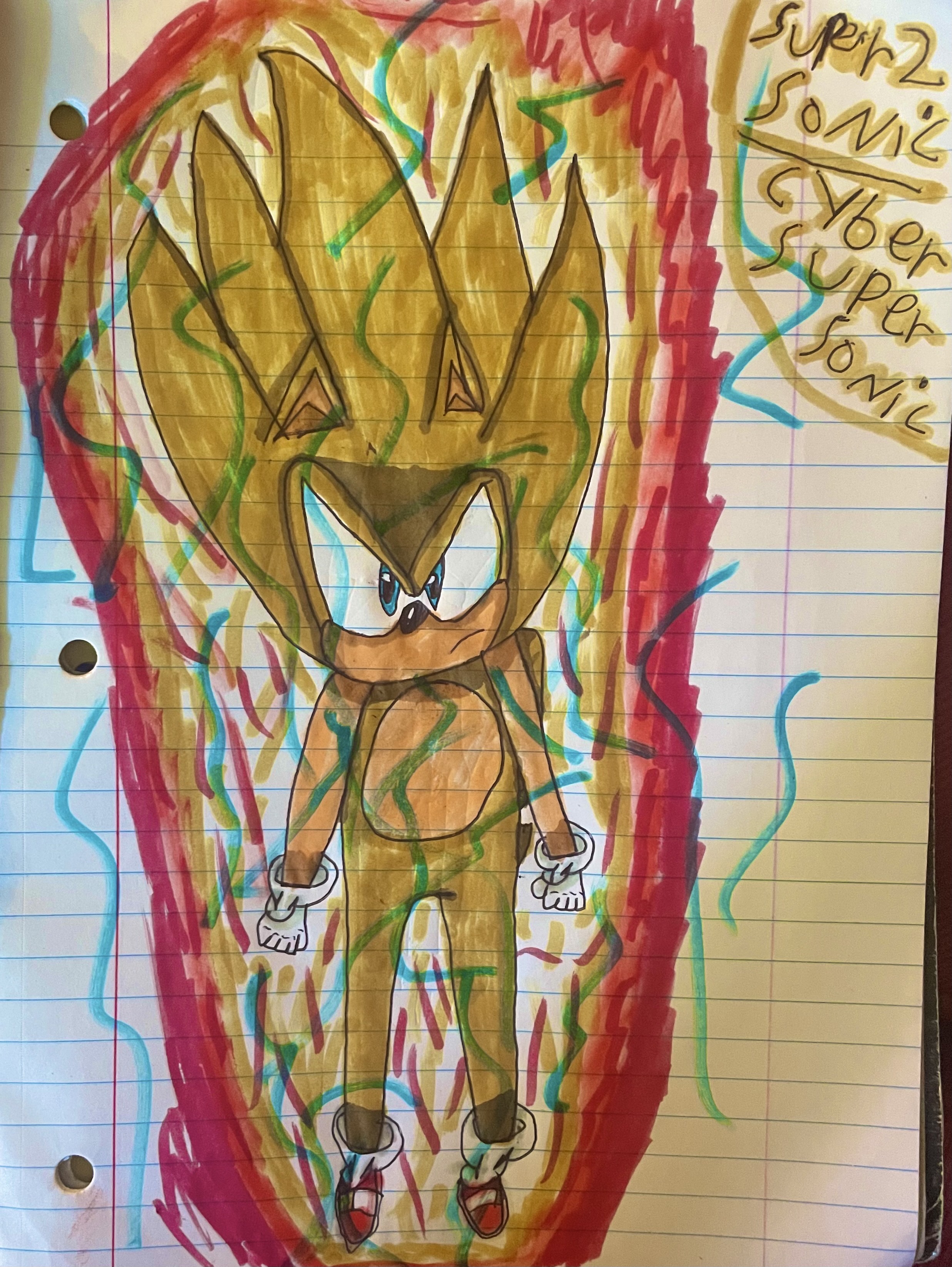 Sonic Frontiers - Super Sonic 2: Cyber Super Sonic by rossyfilms on  DeviantArt