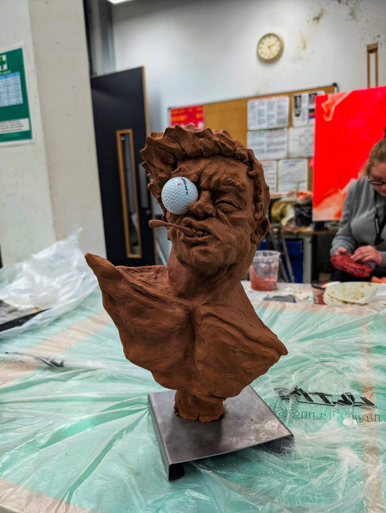 Anonymous Clay Carelessness- clay sculpture and rubber pour by Bravomaker on DeviantArt