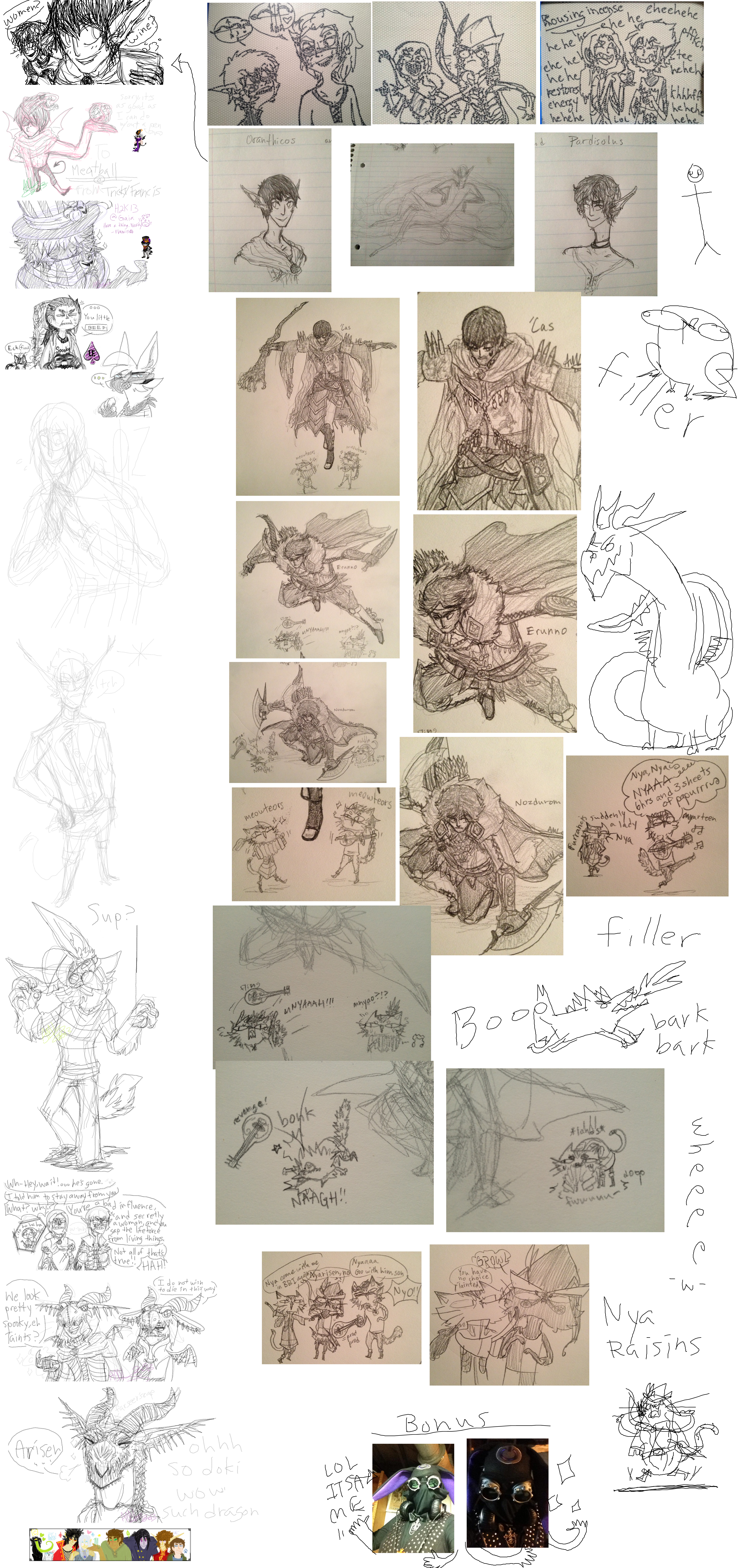 Smallish(i lied) sketchdump [DESCRIP PLS]