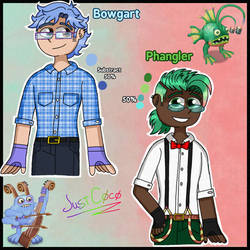 My Singing Monsters//Bowgart and Phangler as human