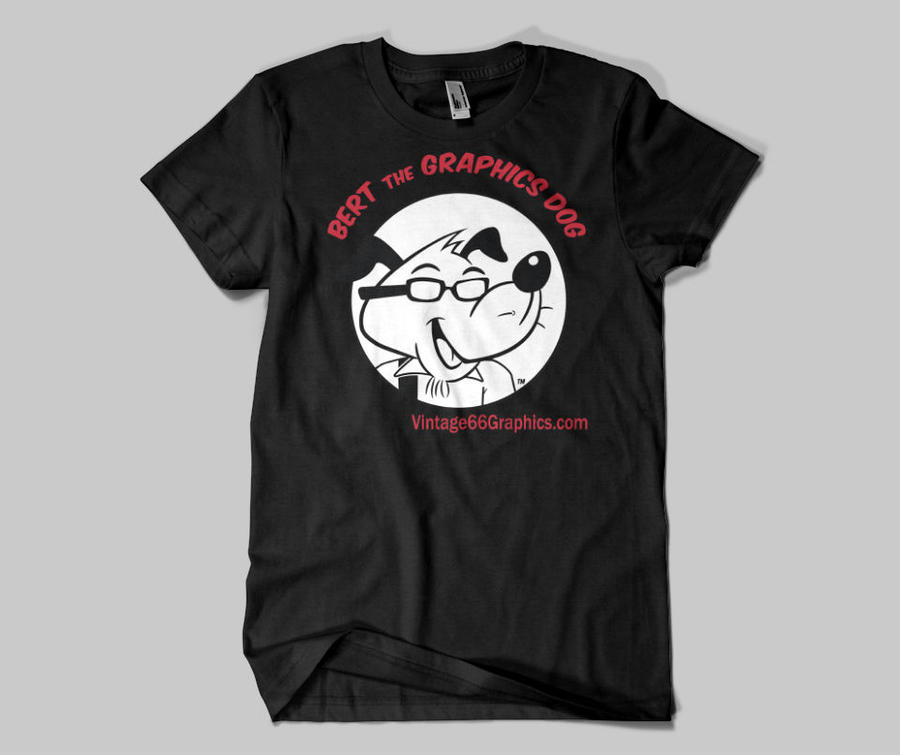 Bert the Graphics Dog T-shirt by 66Robert on DeviantArt