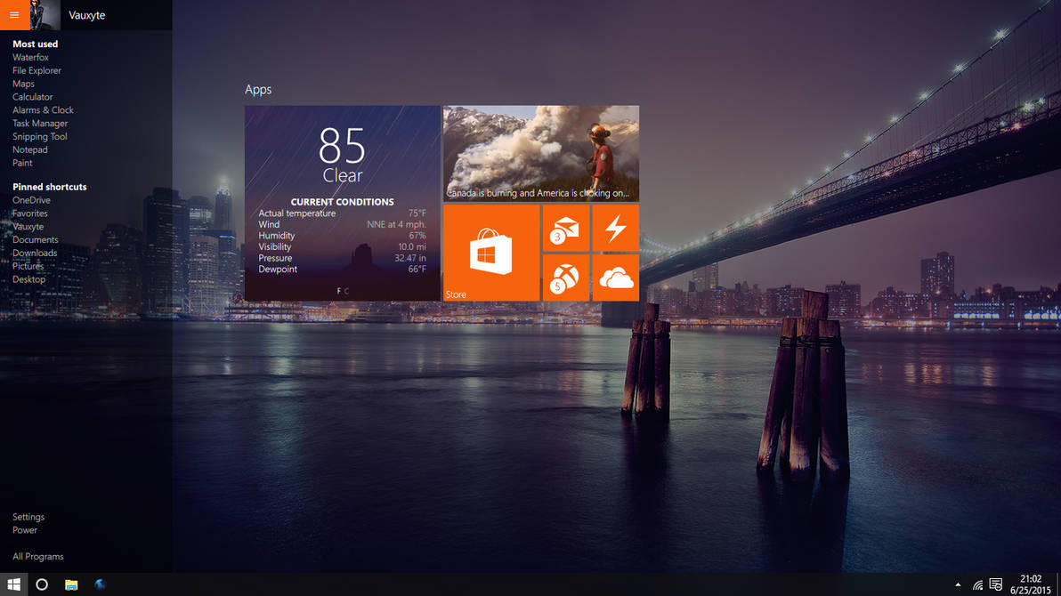 Windows 10 Start Screen by SN37 on DeviantArt