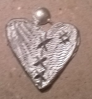 Metal Stitched Up Heart