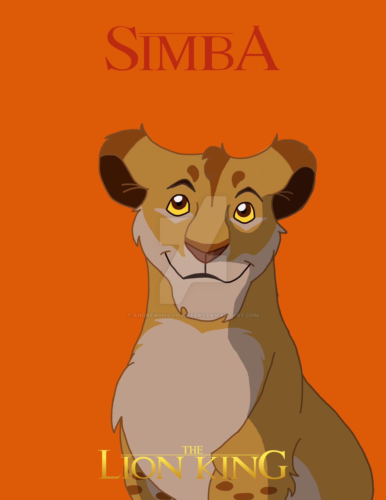 Simba (Cub) by AndrewShilohJeffery on DeviantArt