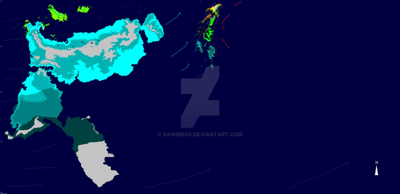 Climate Map Deviantart Map 34-36 Extended Climate by sawirros on DeviantArt