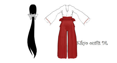 MMD Kikyo outfit DL