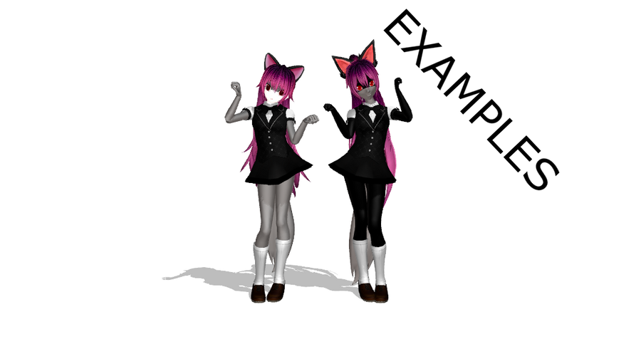 mmd EXAMPLES by CelestCSilvari on DeviantArt
