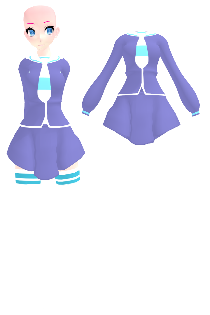 MMD School Uniform DL by CelestCSilvari on DeviantArt