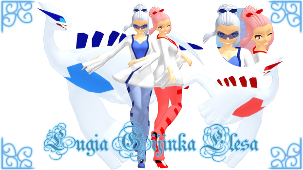 MMD MOTME Elesa Lugia Gijinka