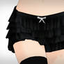 MMD DL Series Ruched showing panties DL