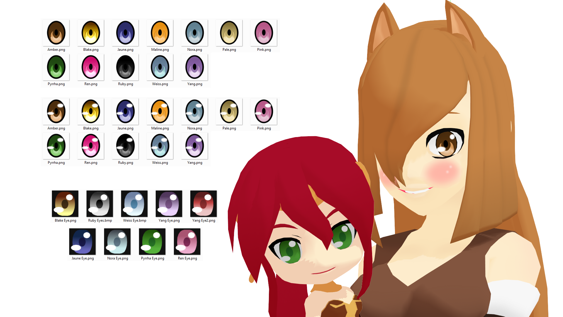 Md Rwby Base MMD RWBY Eye Textures Pack 1 DL by CelestCSilvari on DeviantArt