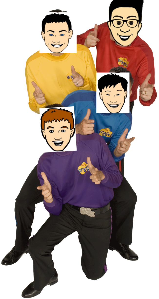 The wiggles benji era in wrong shrits by Rulz7 on DeviantArt