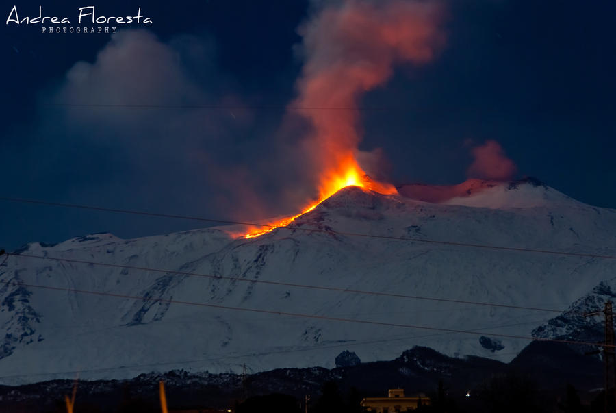 Etna Eruption - 09-02-2012