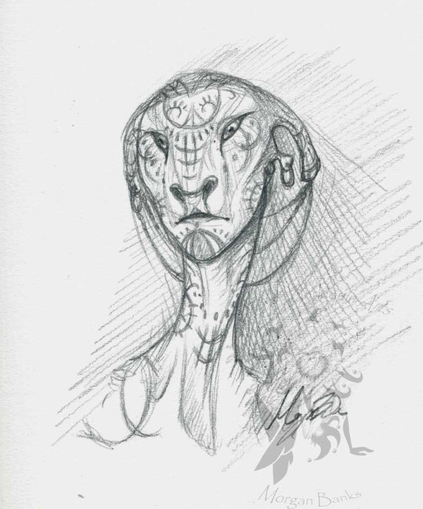 Alien Random Drawing random -Alien portrait- by Scarlet-Harlequin-N on DeviantArt