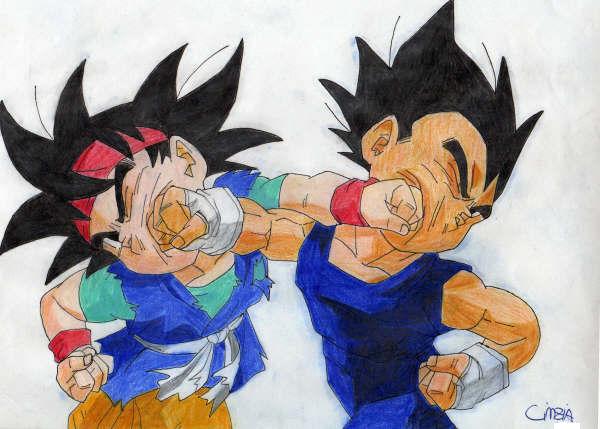 goku and vegeta