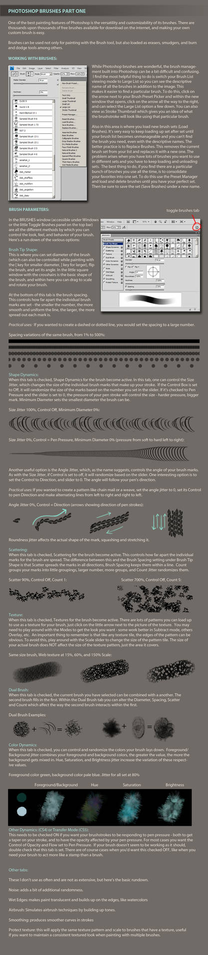 Photoshop Brushes Part One by ceruleanvii
