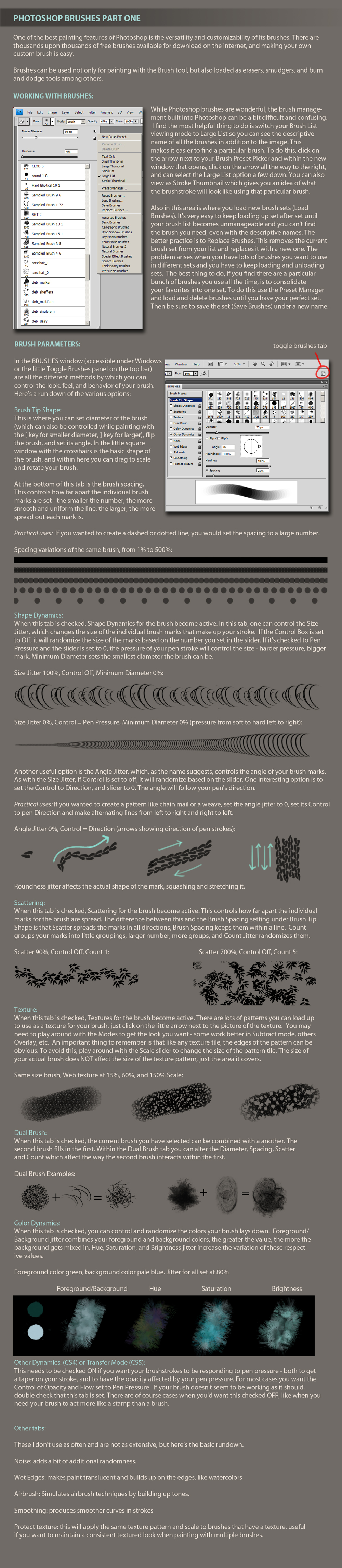 Photoshop Brushes Part One by ceruleanvii