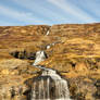 Roadside waterfall