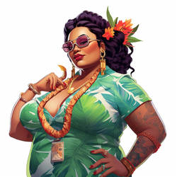 Female Brazilian Curvaceous - GTA Character Art