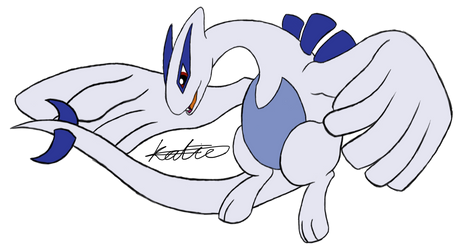 tablet practice - Lugia