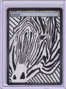 Altered Magic Card: Zebra