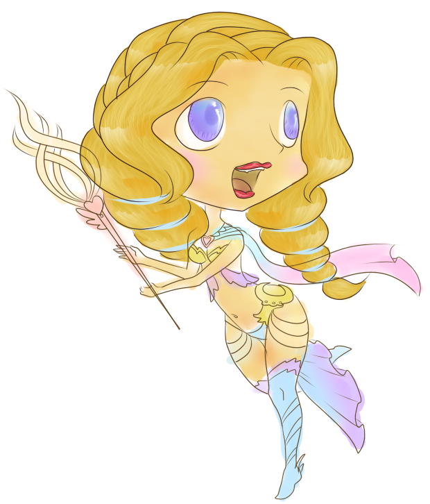 Smite Aphrodite Sketch By Cloverwing On Deviantart