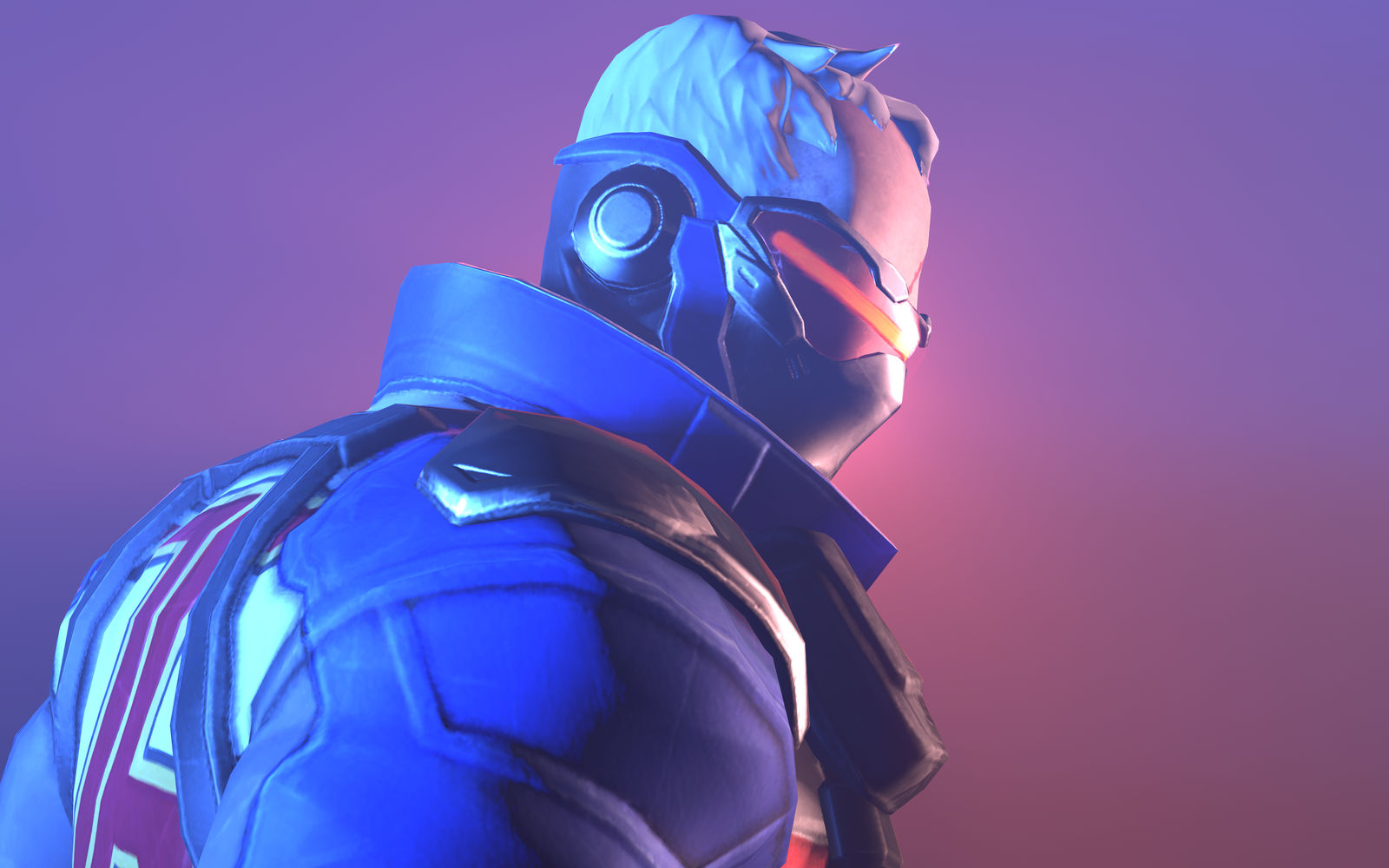 Soldier 76 (Logan style poster 3)