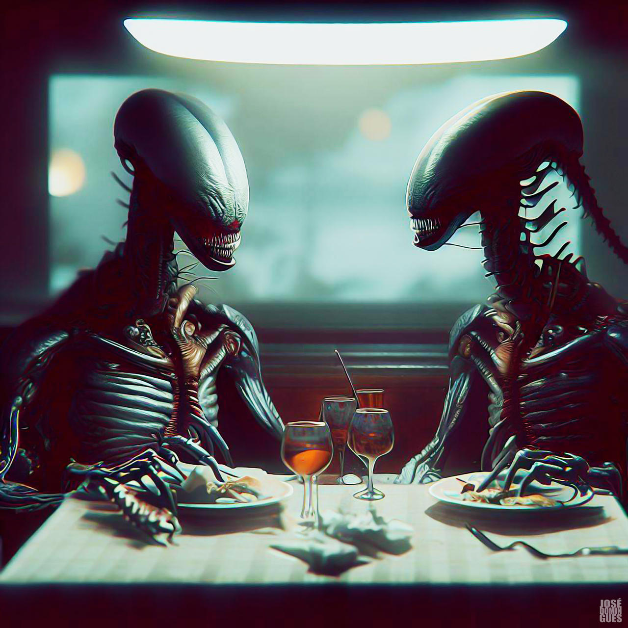 Alien Dinner Time by josedomingues on DeviantArt