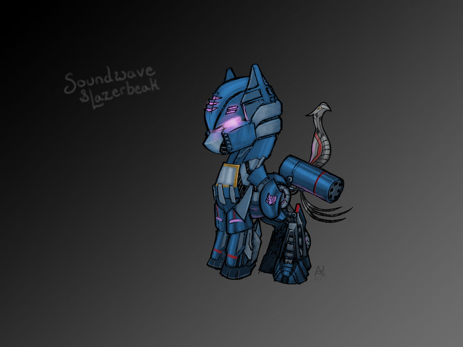 Soundwave and Lazerbeak