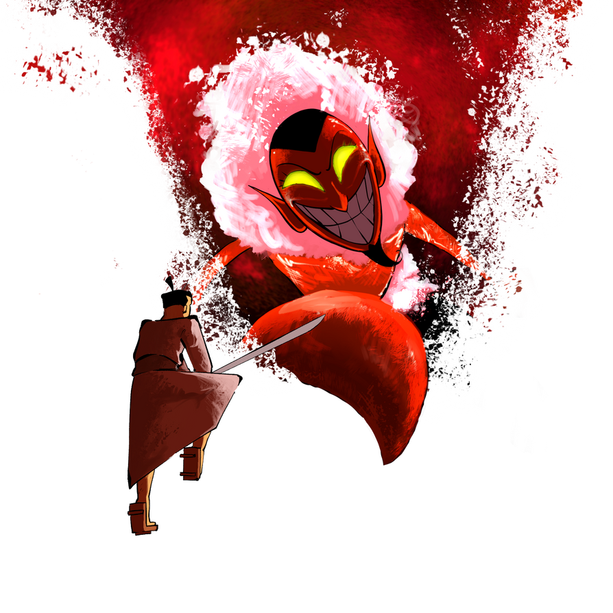 Samurai Jack Rave Deviantart Samurai Jack and... Him by J4KK5ON on DeviantArt