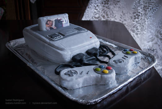 Super Nintendo cake (PAL version)