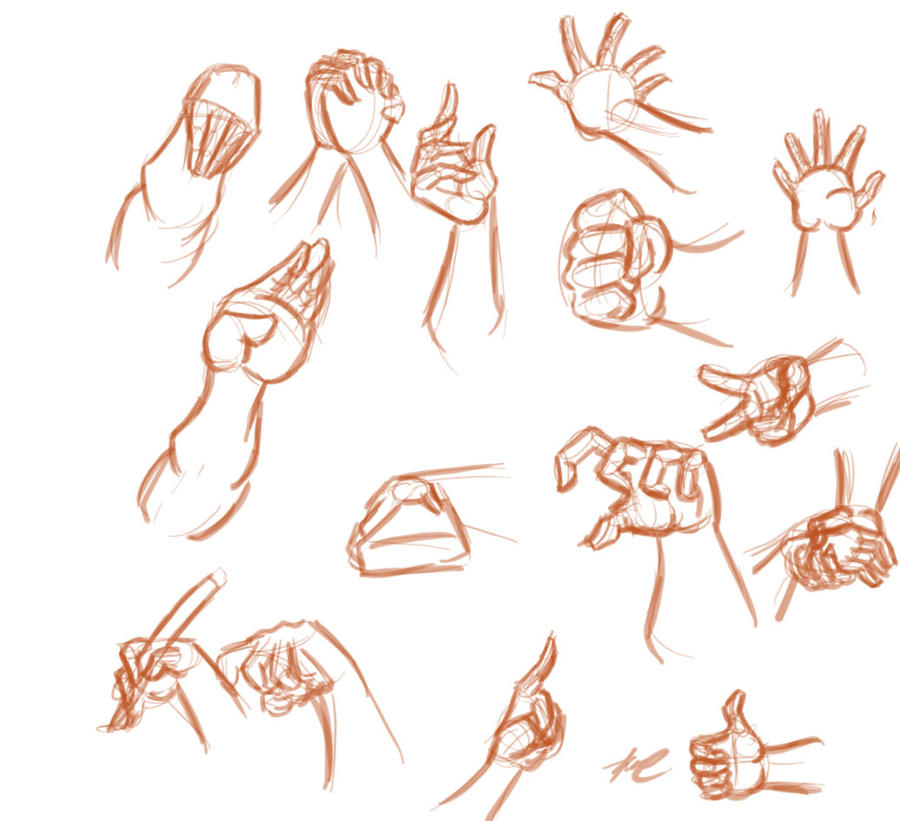 Front Practice Hand Hands practice by Tiquitoc on DeviantArt