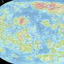 Venus - Map of Craters