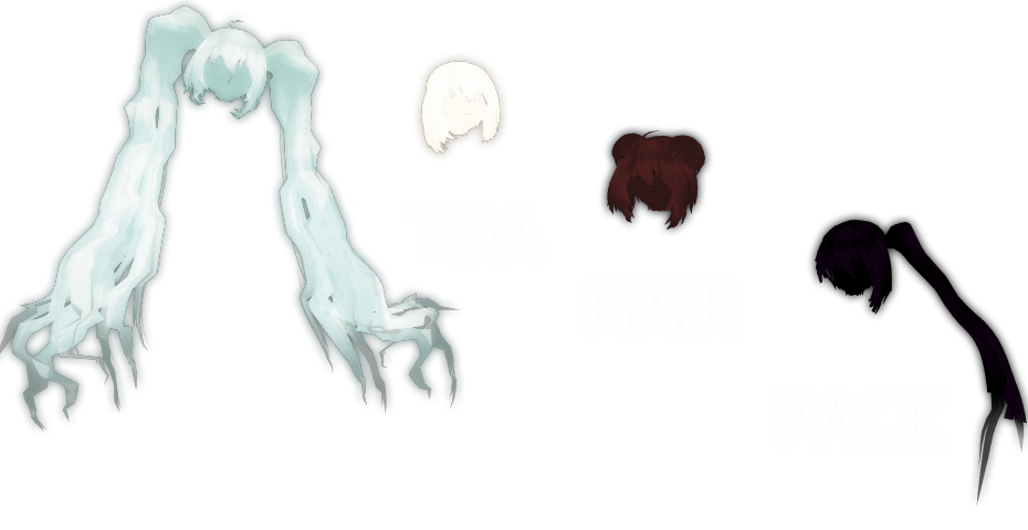 TDA Hair Edit Pack +DL+