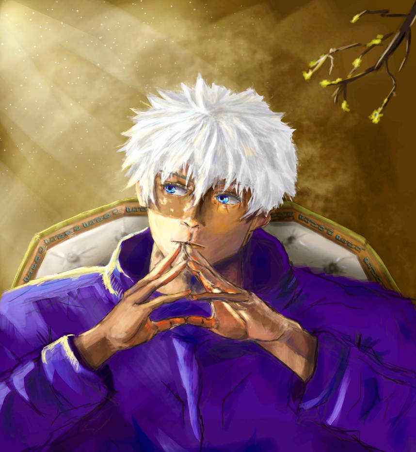 Gojo Fanart by Attrction on DeviantArt