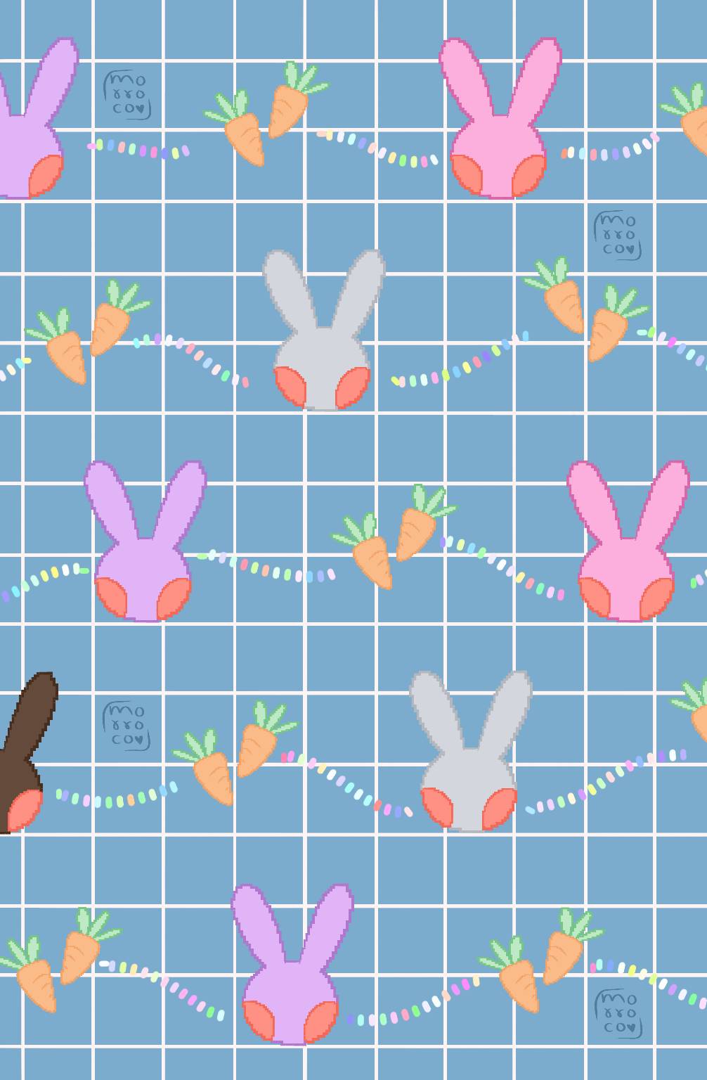 Background Pixel Raabits pixel rabbits wallpaper by lepollitopio on DeviantArt
