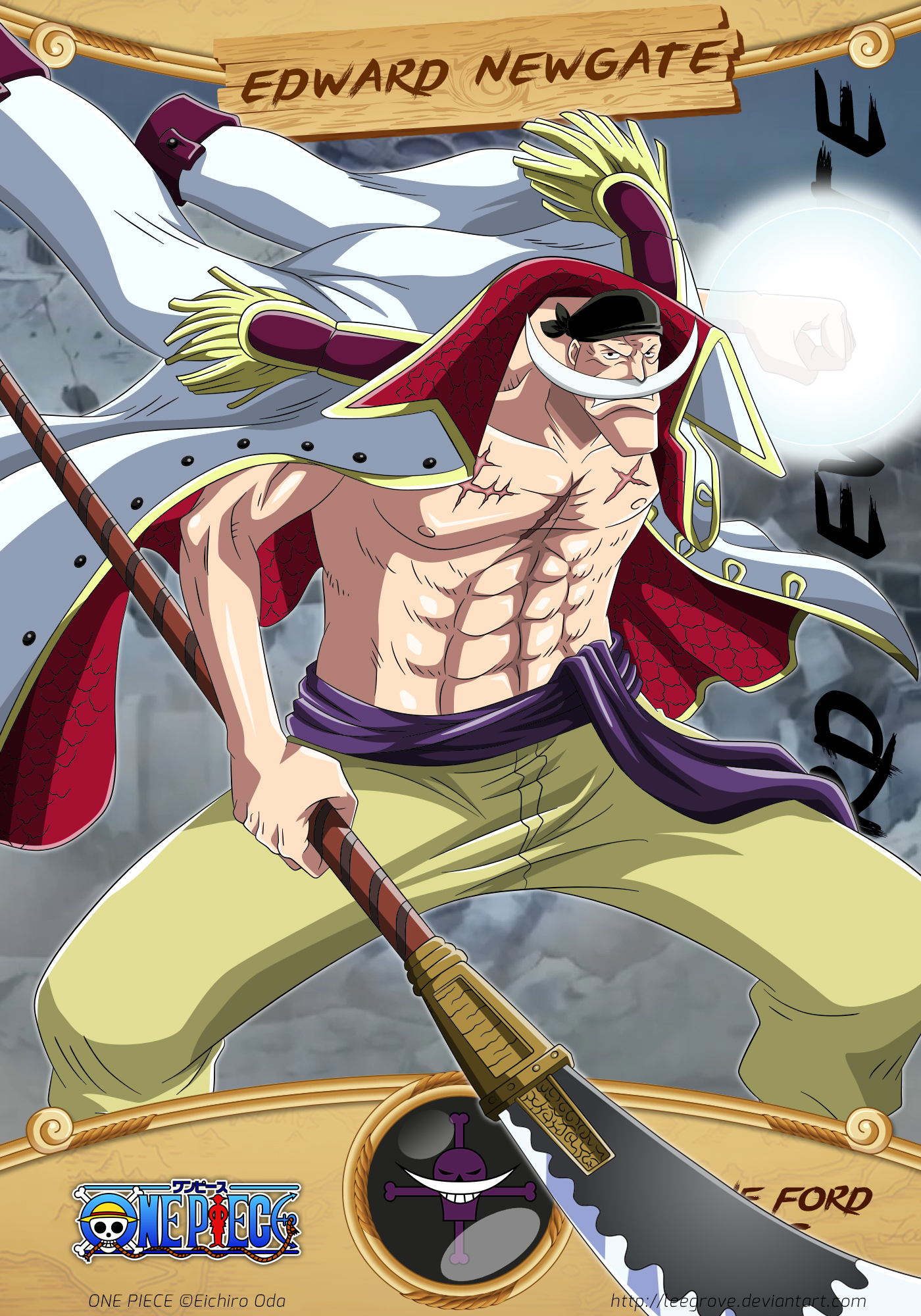 Whitebeard's bisento sprite by sgn15 on DeviantArt