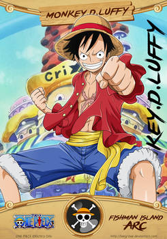 Monkey.D.Luffy Card-by-leegrove