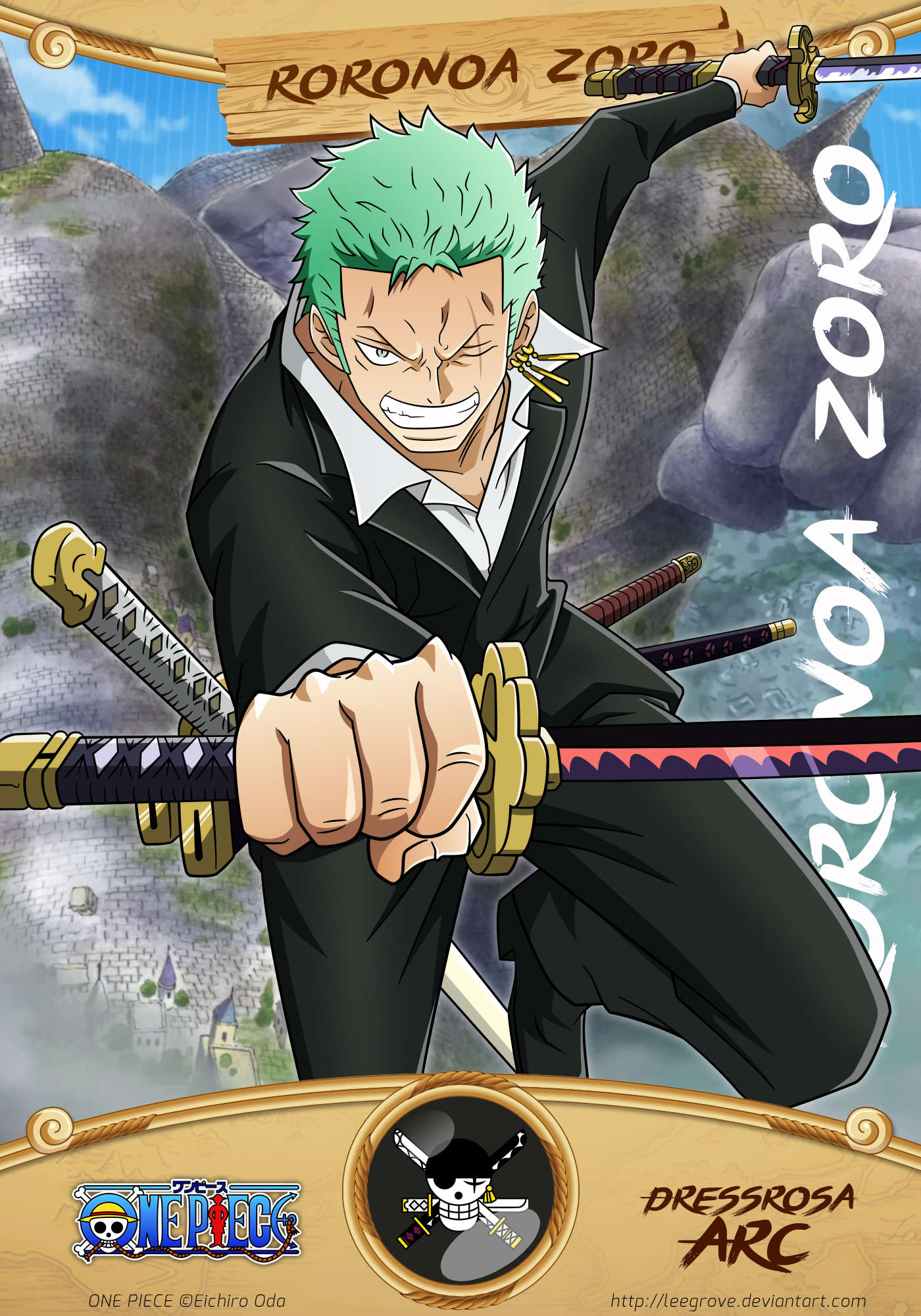 One Piece - Roronoa Zoro by OnePieceWorldProject on DeviantArt