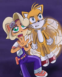 Tails y Coco vs a final level boss