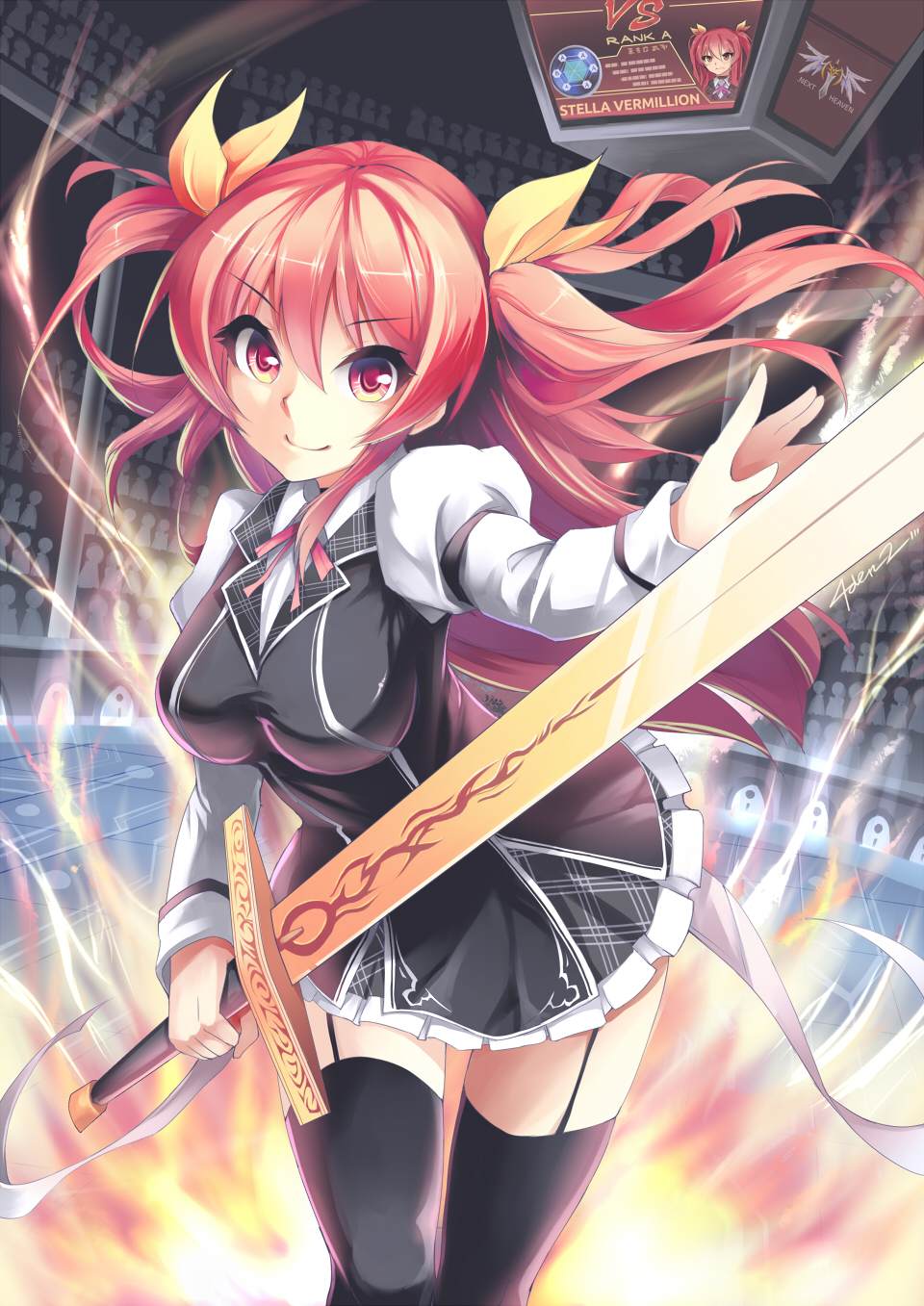 Stella Vermillion - Rakudai Kishi no Cavalry (3) by LokoKev on DeviantArt