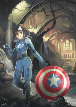 Speedpaint: Nora x Capt America