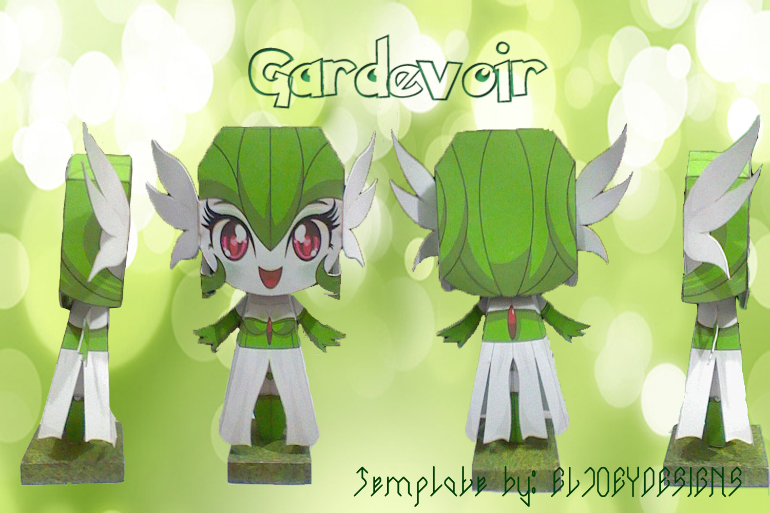 PaperPokés - Pokémon Papercraft: GARDEVOIR