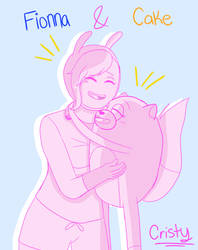 Fionna and Cake Hug