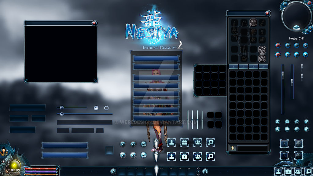 Nestya2 - UI Interface Ingame by weredesign on DeviantArt