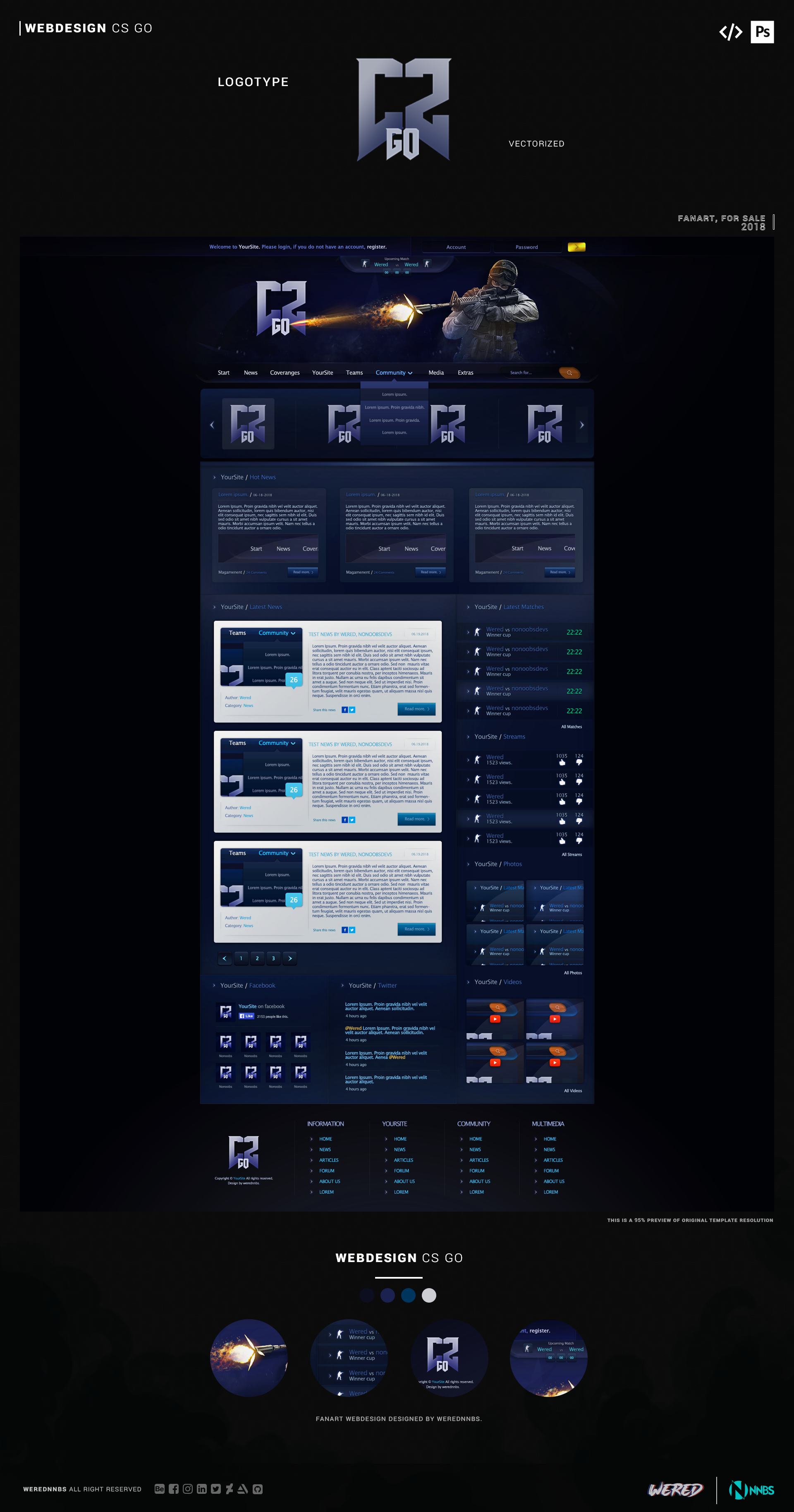 Webdesign FanArt CS GO by weredesign on DeviantArt
