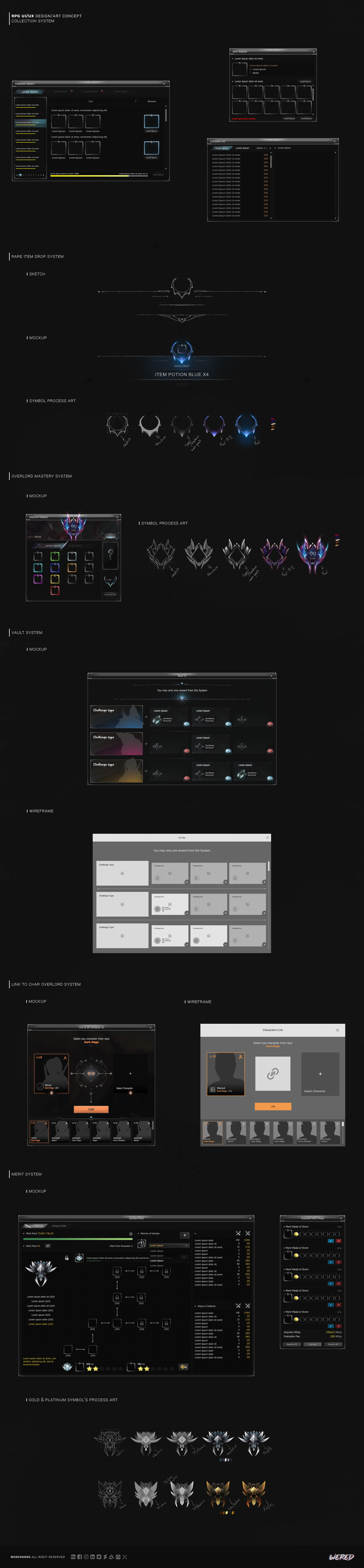 Deviantart Ui RPG UI/UX Design/Art Concept by weredesign on DeviantArt