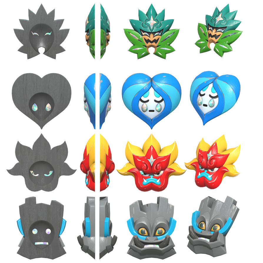 Ogerpon Mask Reference Sheet by TheEeveeGuy on DeviantArt
