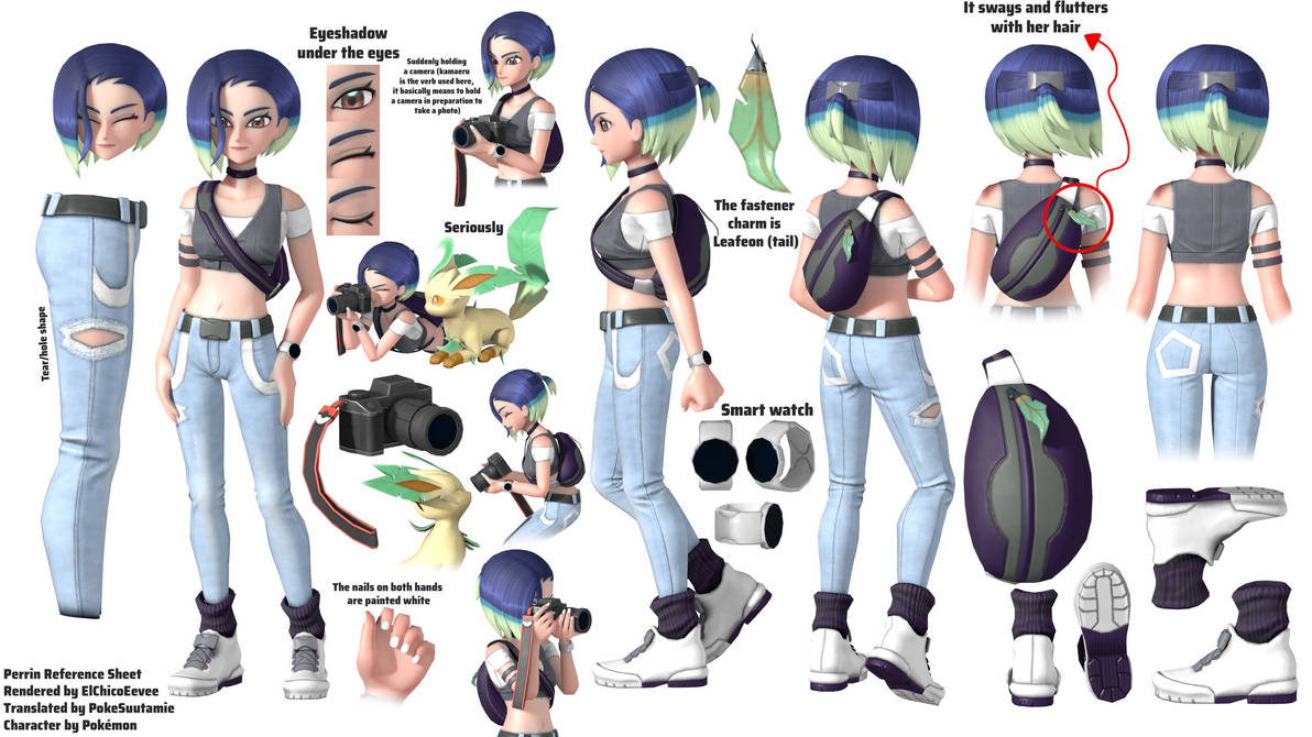 Perrin Reference Sheet In 3D By TheEeveeGuy On DeviantArt
