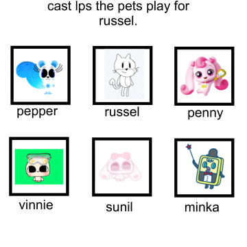 Littlest kawaii shop the pets play cast